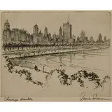 James Swann, Chicago Harbor (Monroe Street), 1958