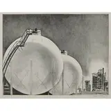 Louis Lozowick, Synthetics (February), 1944