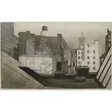 Armin Landeck, Rooftop, 14th Street, 1946