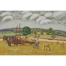 Max Arthur Cohn, Gathering Wheat, 1934