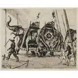Gifford Beal, Circus Elephants