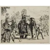 Gifford Beal, Circus Parade, 1929