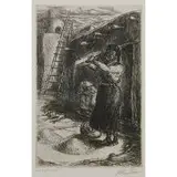 John Sloan, Winnowing Wheat, 1937