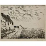 Maurice de Vlaminck, Le champ de blé (Chateauneuf en Thymerais), 1925