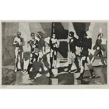 Isabel Bishop, Seven Students, 1984