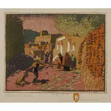Gustave Baumann, Chile con Cabra, 1920