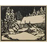 William S. Rice, Snowstorm, Calaveras, 1920