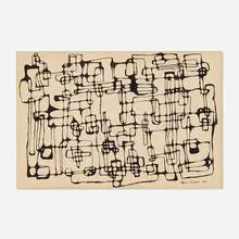 Ibram Lassaw, Untitled, 1959, ink on paper