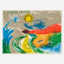 Green River by H. C. Westermann, 1972, lithograph on paper, sold Jul 2019