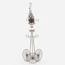 Untitled by Joseph Burlini, 1969, enameled steel, sold Jul 2019