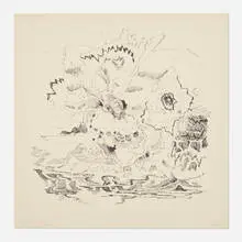 Bruce Conner, Landscape, 1965, lithograph on paper