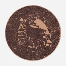 #701 (from SET OF SEVEN) by Bruce Conner, 1970-71, offset lithograph on paper, sold Jul 2019
