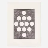 Bruce Conner, #121 TWELVE MOONS, 1970-71, offset lithograph on Rives paper