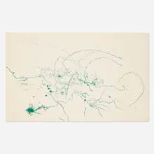 Bruce Conner, Green Line, 1965, lithograph on paper