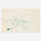 Bruce Conner, Green Line, 1965, lithograph on paper