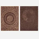 Bruce Conner, #707 and #705 (two works from SET OF SEVEN), 1970-71, offset lithograph on paper