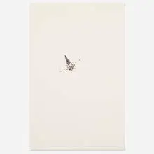 #111 by Bruce Conner, 1970-71, offset lithograph on paper, sold Jul 2019