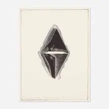Slick Ace by Tony DeLap, 1982, lithograph on paper, sold Jul 2019