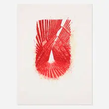 Robert Stackhouse, Ruby's Way, 1989, screenprint on paper