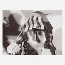 Avery Singer, Untitled (study), ditone print on paper