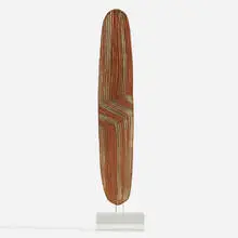 Aboriginal, Wunda (shield), carved and painted wood