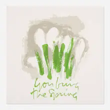 you bring the spring by Corita Kent, c. 1980, screenprint on paper, sold Jul 2019