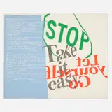 within you, without you by Corita Kent, 1967, screenprint on heavy wove paper, sold Jul 2019