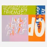 jesus never fails by Corita Kent, 1967, screenprint on heavy wove paper, sold Jul 2019