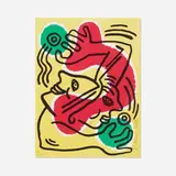 Keith Haring, Untitled (United Nations '88), 1988, lithograph on Arches paper