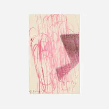 Yasuo Sumi, Untitled, c. 1980, mixed media on card