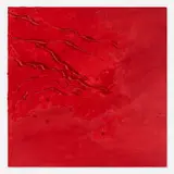 David Budd, Journey Without Maps (Red), 1981, acrylic on canvas