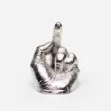 Ai Weiwei, Artist's Hand, 2017, rhodium electroplated cast urethane resin