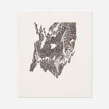 Bruce Conner, #101, 1970-71, offset lithograph on paper