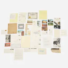 Bruce Conner, collection of letters and ephemera, 1967-1973, printed paper, ink on paper, photographically printed paper