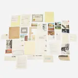 Bruce Conner, collection of letters and ephemera, 1967-1973, printed paper, ink on paper, photographically printed paper