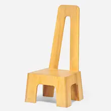 Mesa Chair by Richard Tuttle, 1994-95, poplar, sold Jul 2019