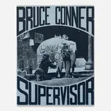 Dagny Janss, Bruce Conner Supervisor, 1967, lithograph on paper