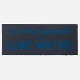 Bruce Conner, This Space Reserved for June Wayne, 1965, lithograph on paper