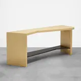 console, model 5035 by Paul Theodore Frankl, c. 1948, cork, lacquered mahogany, sold Jun 2019