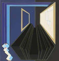 Ian Monroe, Ian Monroe (b.1972) 'Untitled' a polychrome silkscreen print