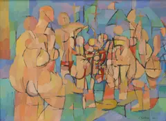 Ivor Johns, Untitled, oil on canvas 46 x 61cm