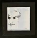 David Nightingale Hicks, David Hicks (1929-1998) 'Mrs Bluey Mavroleon' signed and dated 67