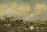 W... Wainwright, Untitled, oil on canvas 40.5 x 56cm