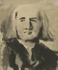 Untitled by Hercules Brabazon Brabazon, pencil and watercolour 21.5 x 17cm, sold Apr 2021