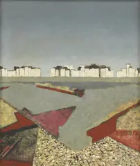 Josselin Bodley, Untitled, oil on board 55 x 46cm .