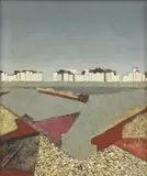 Josselin Bodley, Untitled, oil on board 55 x 46cm .