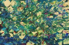 Barbara McGivern, Untitled, acrylic and gold leaf on canvas 61 x 91.5cm