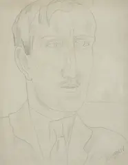 Jessica Dismorr, Untitled, pencil 23 x 17.5cm