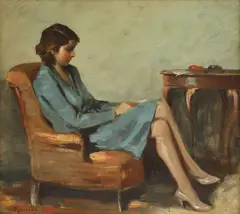Untitled by Maresca, oil on canvas 38.5 x 40.5cm, sold Apr 2021