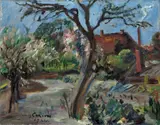 Lovis Corinth, Landschaft im Vorfrühling, 1922, Öl auf Leinwand